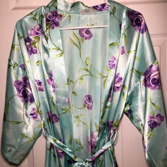 L.a. Intimates Silk Robe Dress Women’s Size S - Picture 2 of 5
